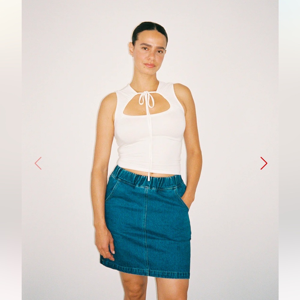 NWT le bon shoppe city skirt size large